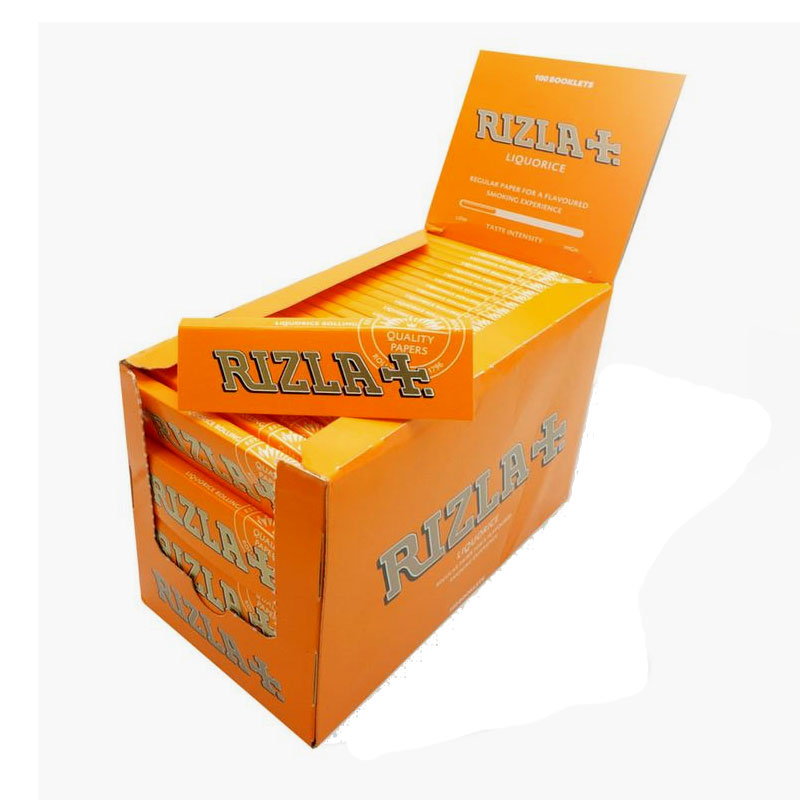 Rizla Liquorice Regular Rolling Papers - Box of 100 | eBay