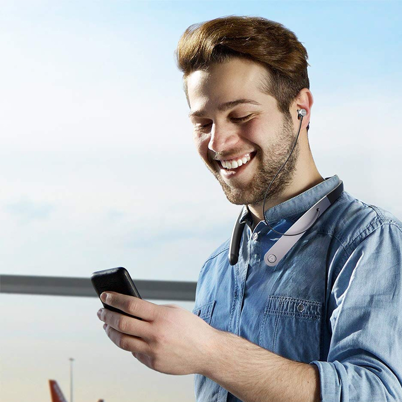 Anker SoundBuds Life Wireless Neckband Headphones - Black/Grey