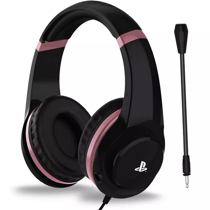 4Gamers PRO470 PS4 Headset with Mic Rose Gold Edition Wired Gaming