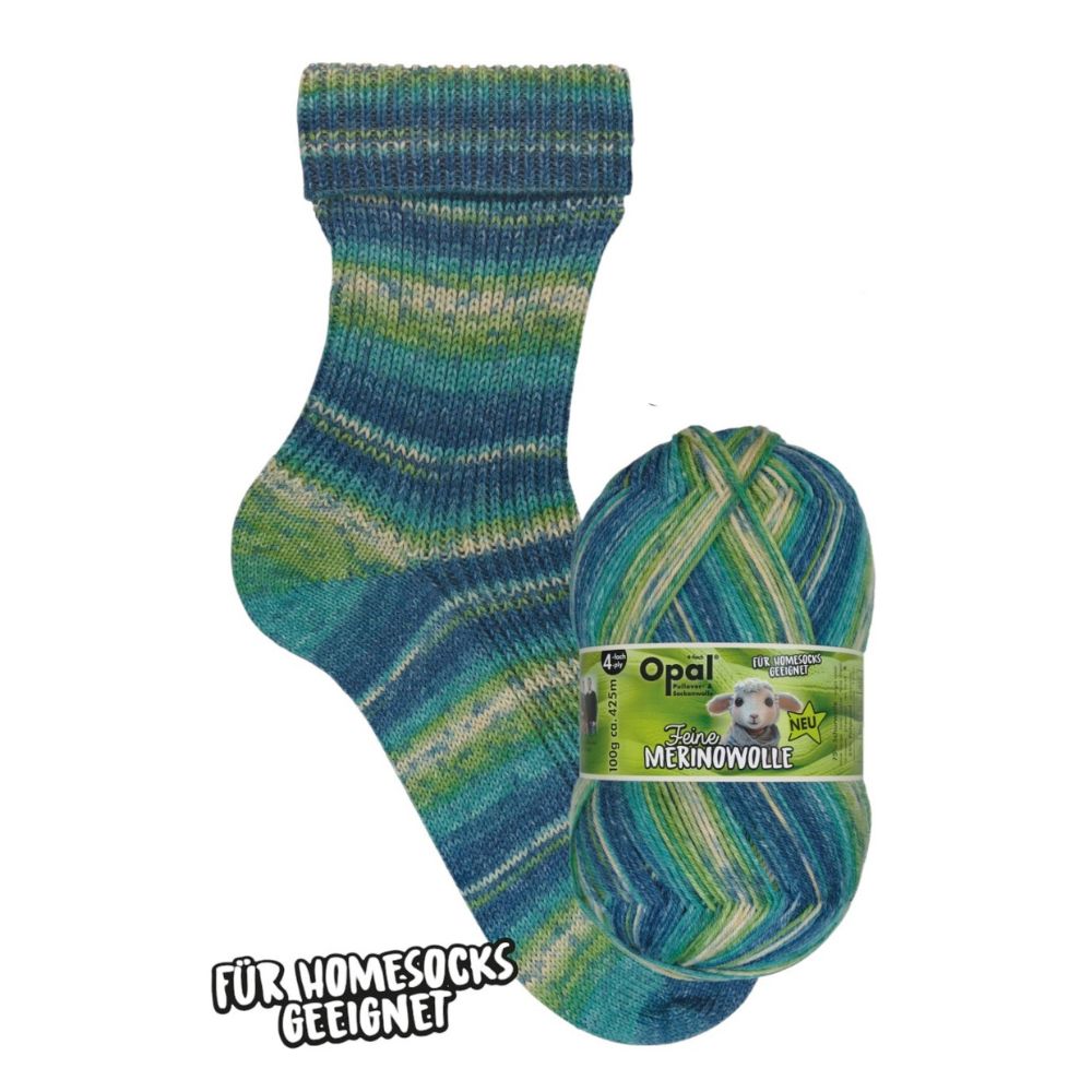 4 Ply Multicolour Sock Yarn - Opal Fine Merino Wool - Picture 4 of 8