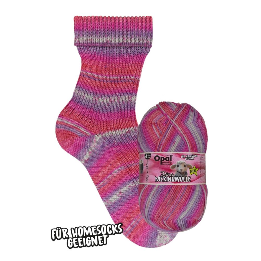 4 Ply Multicolour Sock Yarn - Opal Fine Merino Wool - Picture 5 of 8