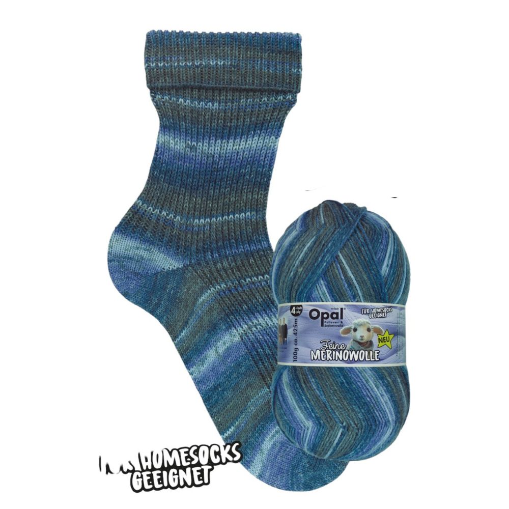 4 Ply Multicolour Sock Yarn - Opal Fine Merino Wool - Picture 6 of 8