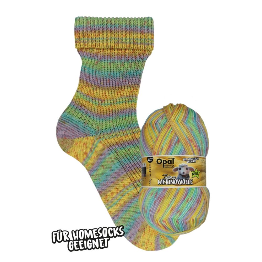 4 Ply Multicolour Sock Yarn - Opal Fine Merino Wool - Picture 7 of 8