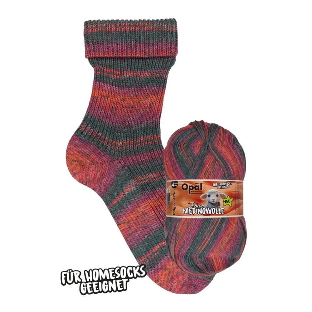 4 Ply Multicolour Sock Yarn - Opal Fine Merino Wool - Picture 8 of 8