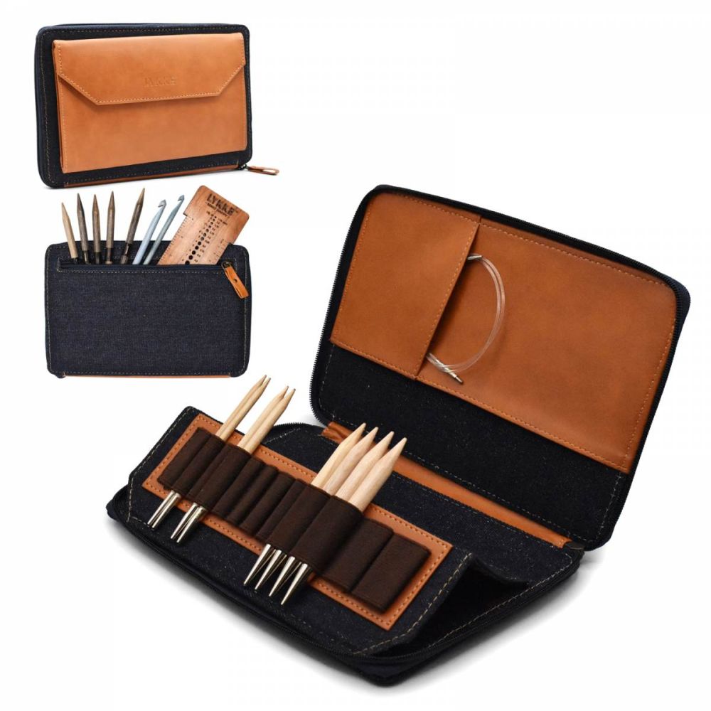 Estuches de agujas con cremallera Oxford LYKKE (vacíos) para bolsas de ganchillo con puntas de 3,5-5" - Imagen 4 de 11