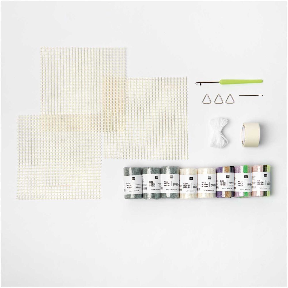 Rico Hooki Hooki Pestillo Ganchillo Kits Hilo Diseño Hogar Proyectos - Imagen 15 de 36