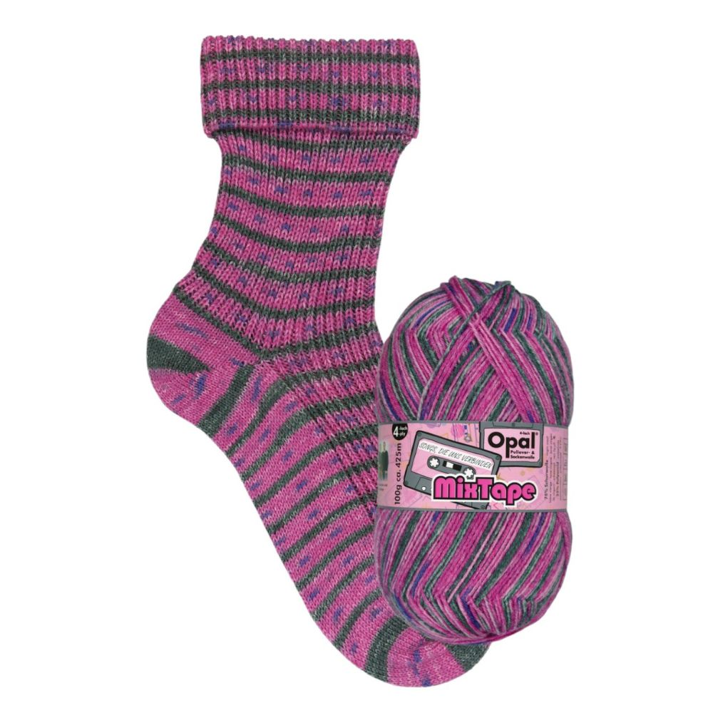 Multicoloured, Self-Patterning Sock Knitting and Crochet Yarn, Wool and Nylon Bl - Picture 4 of 10