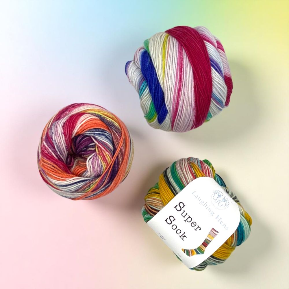 Hilo de calcetín multicolor con estampado automático superlavado 4 capas tejer lana de ganchillo - Imagen 47 de 113