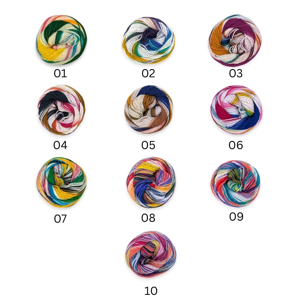 Laughing Hens Self-Patterning Multicolour Sock Yarn 4 Ply Knitting Crochet Wool - Picture 18 of 239