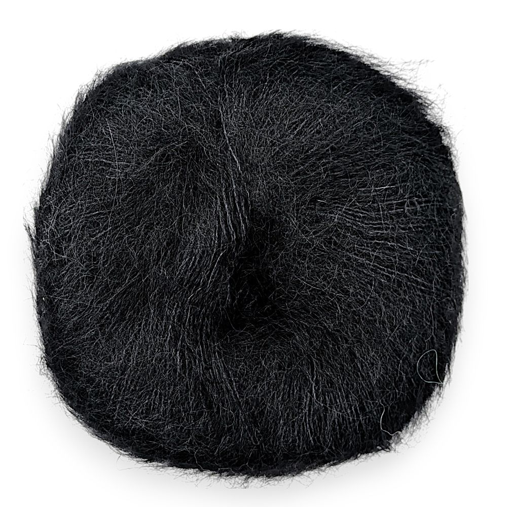 Fluffy Kid Mohair Yarn Luxury Silk Lace-Weight Knitting Crochet Wool All Colours - Picture 20 of 235