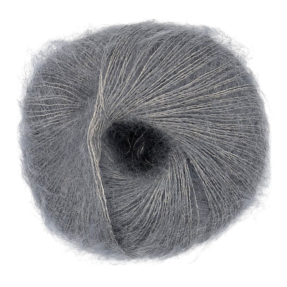 Fluffy Kid Mohair Yarn Luxury Silk Lace-Weight Knitting Crochet Wool All Colours - Picture 44 of 235