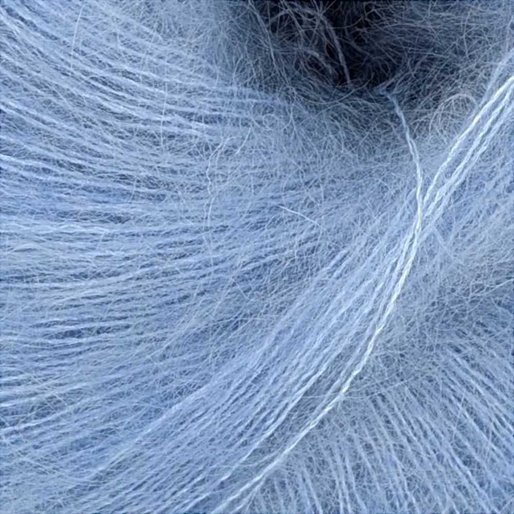 Fluffy Kid Mohair Yarn Luxury Silk Lace-Weight Knitting Crochet Wool All Colours - Picture 59 of 235
