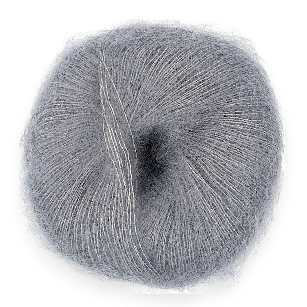 Fluffy Kid Mohair Yarn Luxury Silk Lace-Weight Knitting Crochet Wool All Colours - Picture 104 of 235