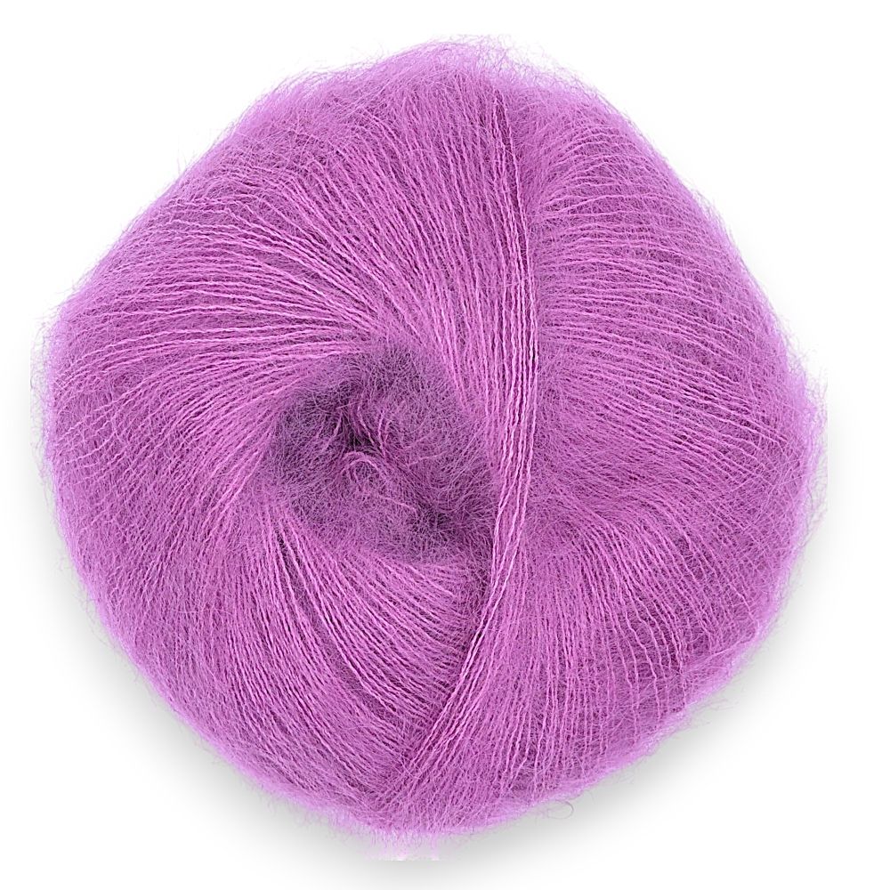 Fluffy Kid Mohair Yarn Luxury Silk Lace-Weight Knitting Crochet Wool All Colours - Picture 133 of 235
