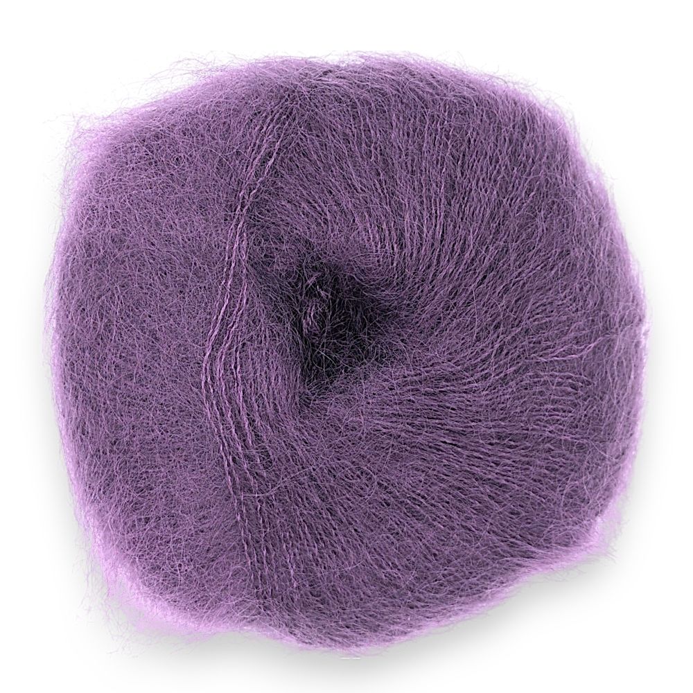Fluffy Kid Mohair Yarn Luxury Silk Lace-Weight Knitting Crochet Wool All Colours - Picture 226 of 235