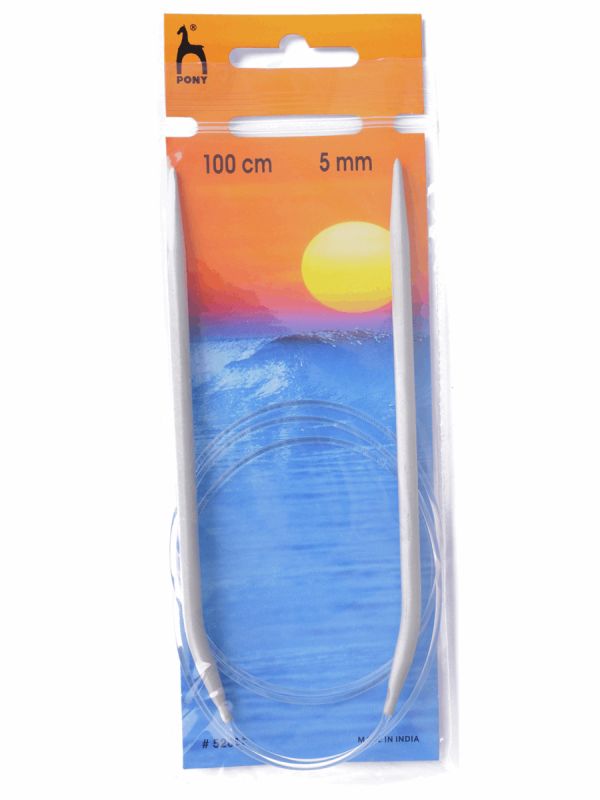 Pony Circular Knitting Needle 40" Round Knit Metal Plastic 100cm - Picture 13 of 19