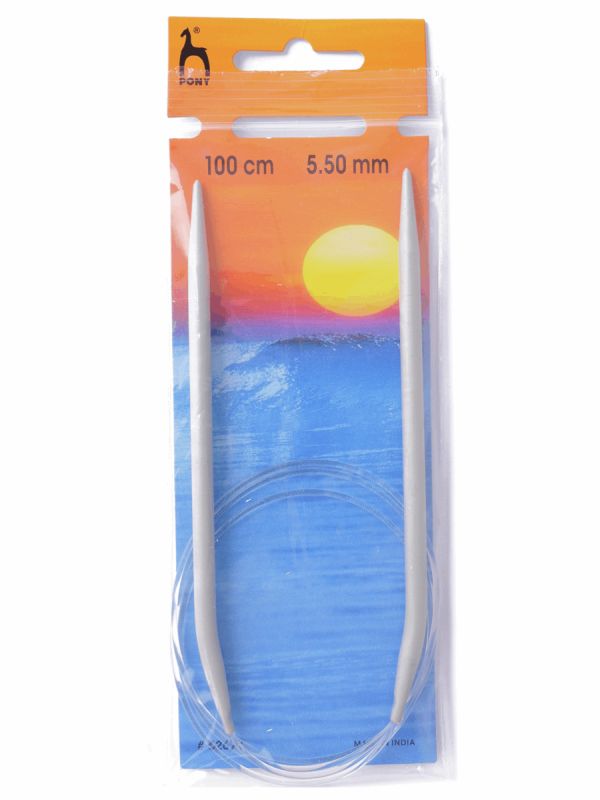 Pony Circular Knitting Needle 40" Round Knit Metal Plastic 100cm - Picture 14 of 19