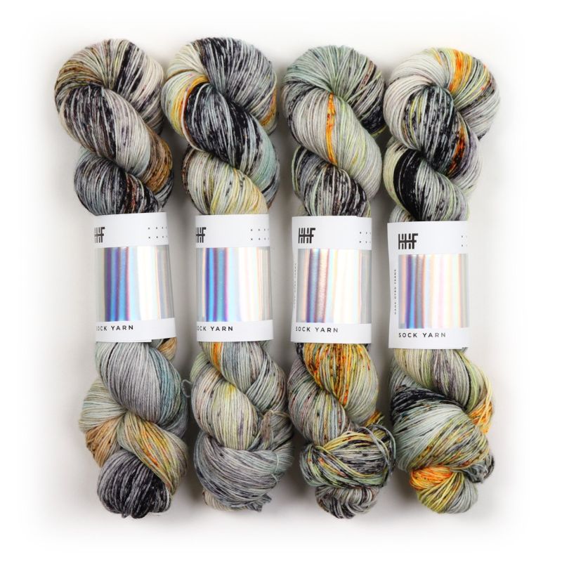 Hedgehog Knitting Wool Fibres Sock Yarn Superwash Merino Hand Dyed 4 Ply Yarn - Picture 29 of 42
