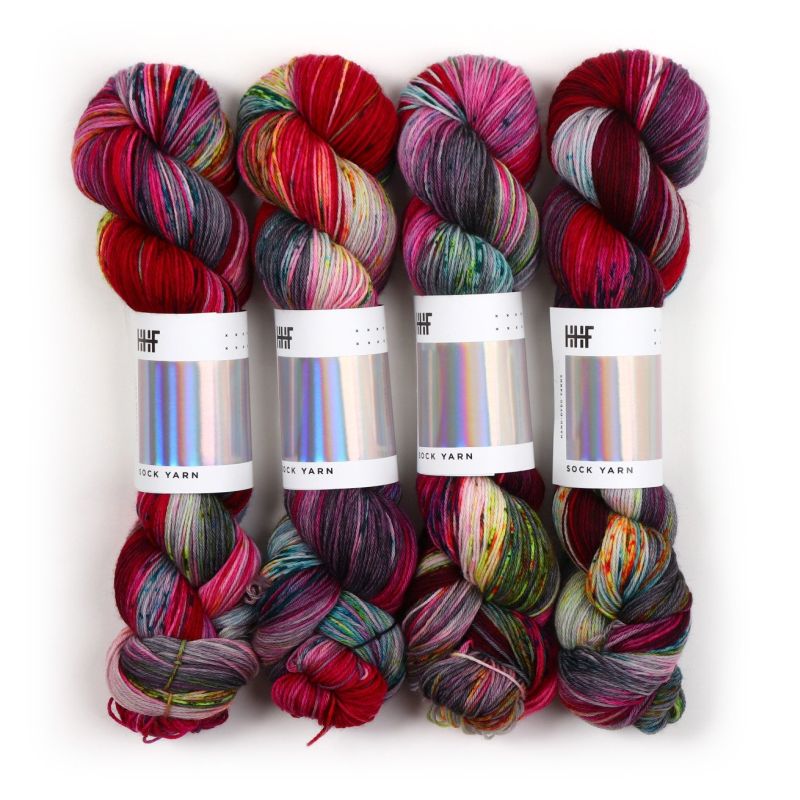 Hedgehog Knitting Wool Fibres Sock Yarn Superwash Merino Hand Dyed 4 Ply Yarn - Picture 37 of 42
