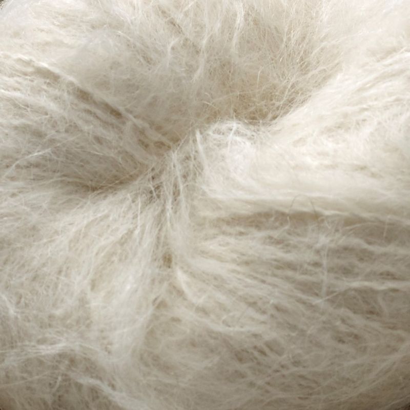 Undyed DK Brushed Suri Alpaca, Merino Wool and Polyamide Knitting Crochet Yarn