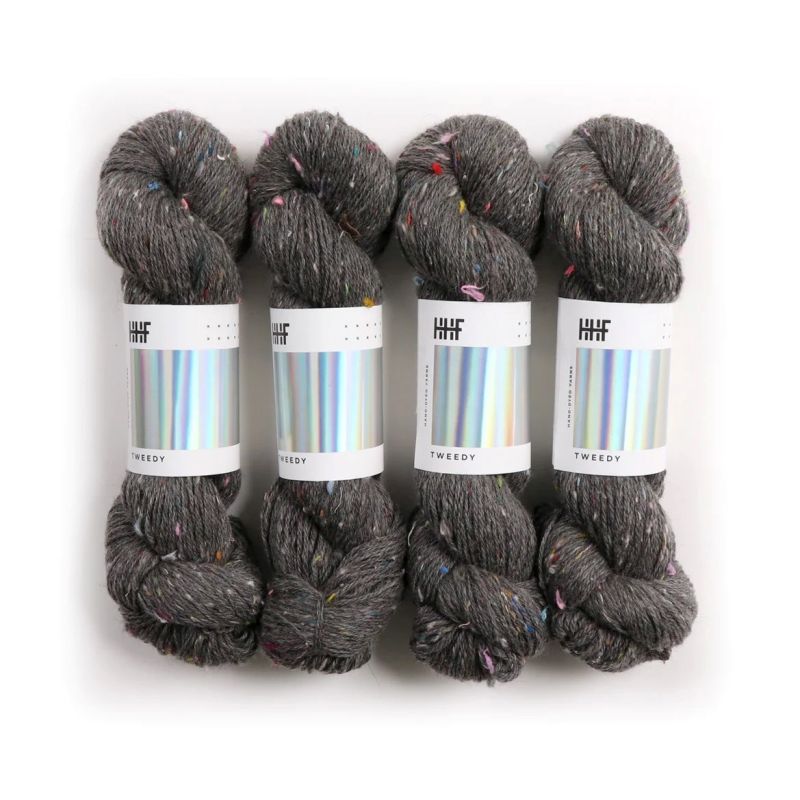Hedgehog Knitting Wool Fibres Tweedy Hand Dyed Recycled Merino DK Double Yarn - Imagen 12 de 13