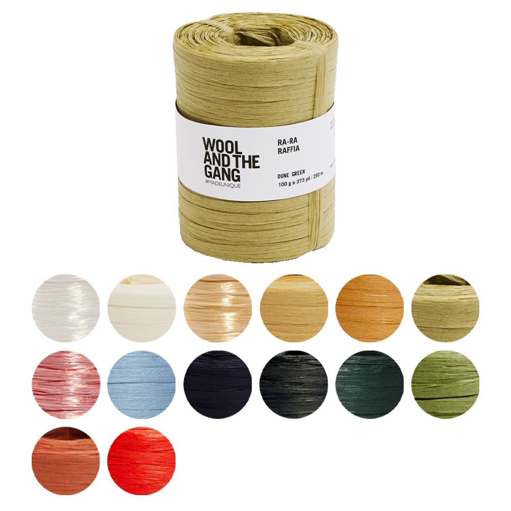 Wool and the Gang Ra-Ra Raffia Crochet Ribbon/Tape Yarn - Picture 18 of 23