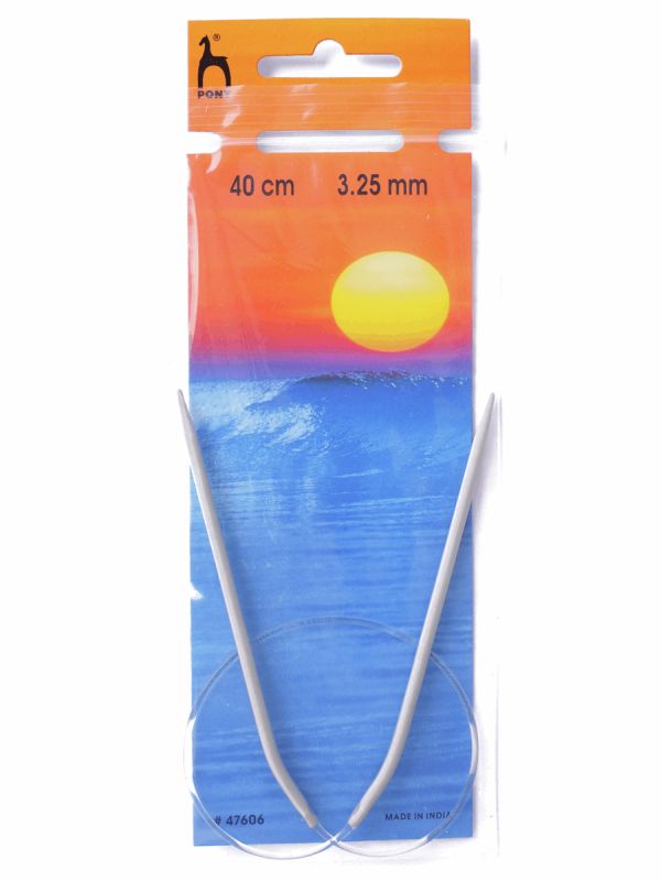 Pony Circular Knitting Needles Metal Round 40cm 60cm 80cm 100cm All Size Length
