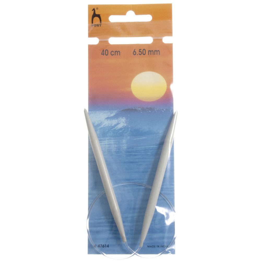 Pony Circular Knitting Needles Metal Round 40cm 60cm 80cm 100cm All Size Length - Picture 61 of 76