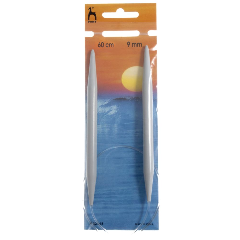 Pony Circular Knitting Needles Metal Round 40cm 60cm 80cm 100cm All Size Length - Picture 75 of 76