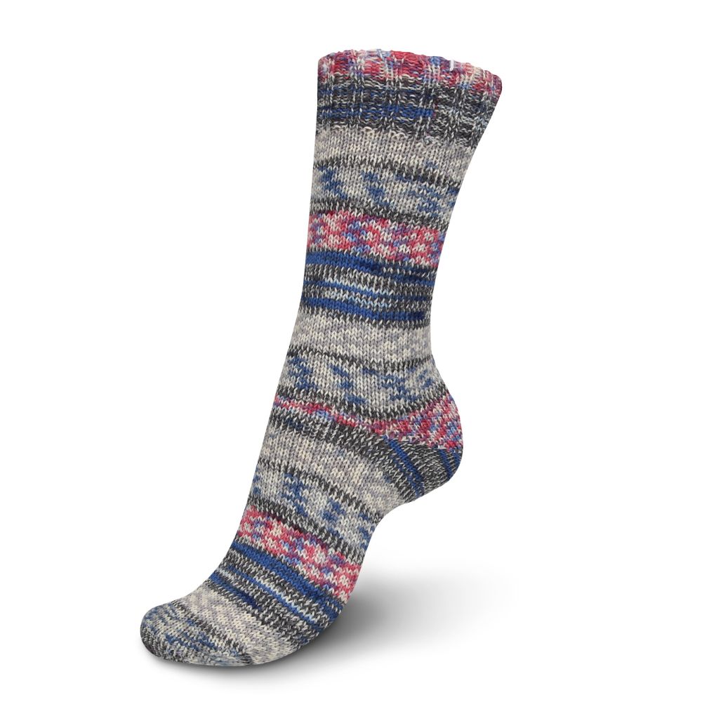 Self-Patterning Multicolour Sock Yarn - Regia 4 Ply Color 100g On the Top - Picture 6 of 7