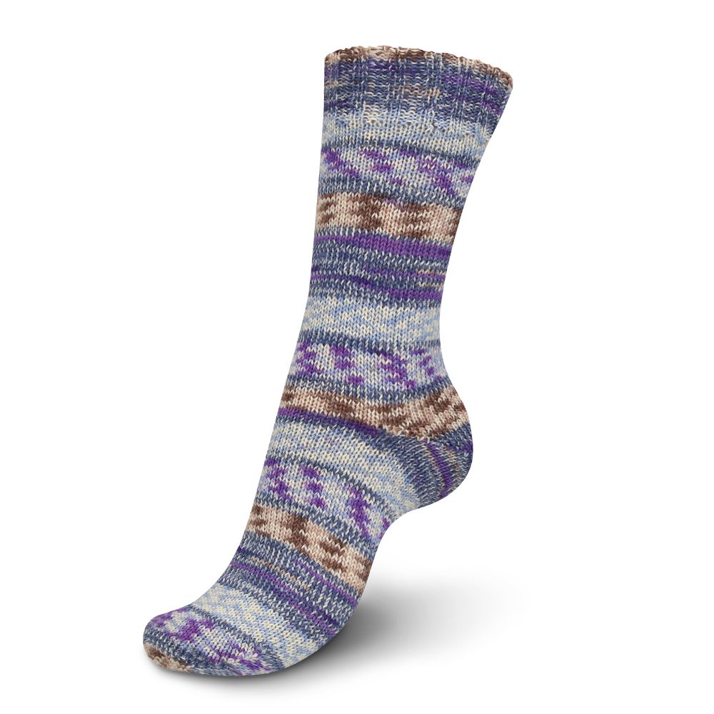 Self-Patterning Multicolour Sock Yarn - Regia 4 Ply Color 100g On the Top - Picture 7 of 7