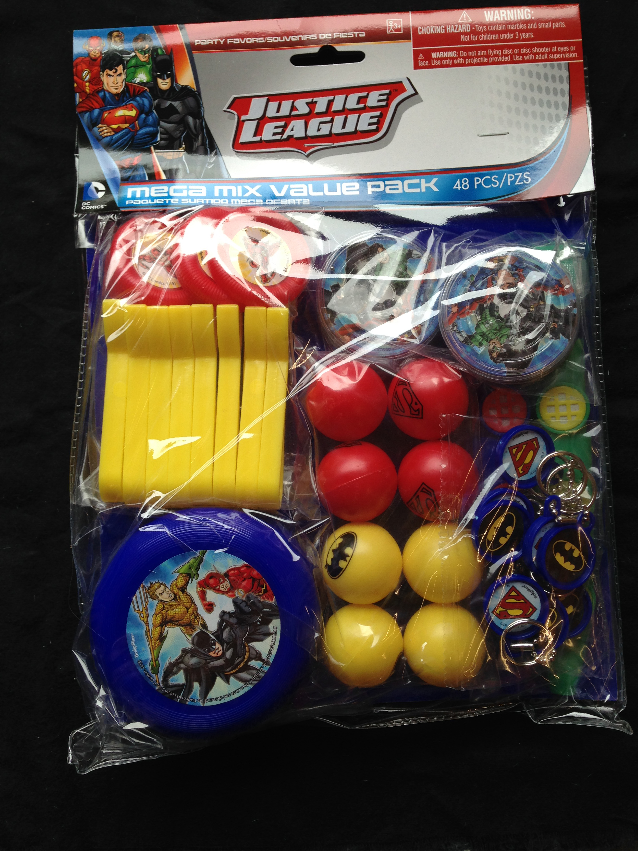 Huge Pack 48pk Justice League Party Favours Loot Bag Fillers Super Hero Party