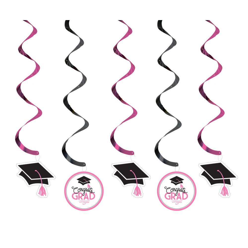 graduation hanging swirl decorations