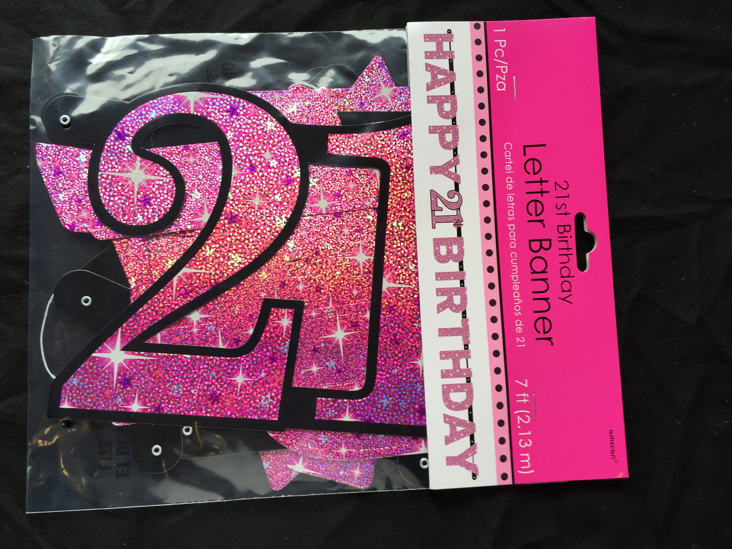 21ST BIRTHDAY PARTY 3 FOOT HANGING DECORATIONS PINK WHIRLS 21