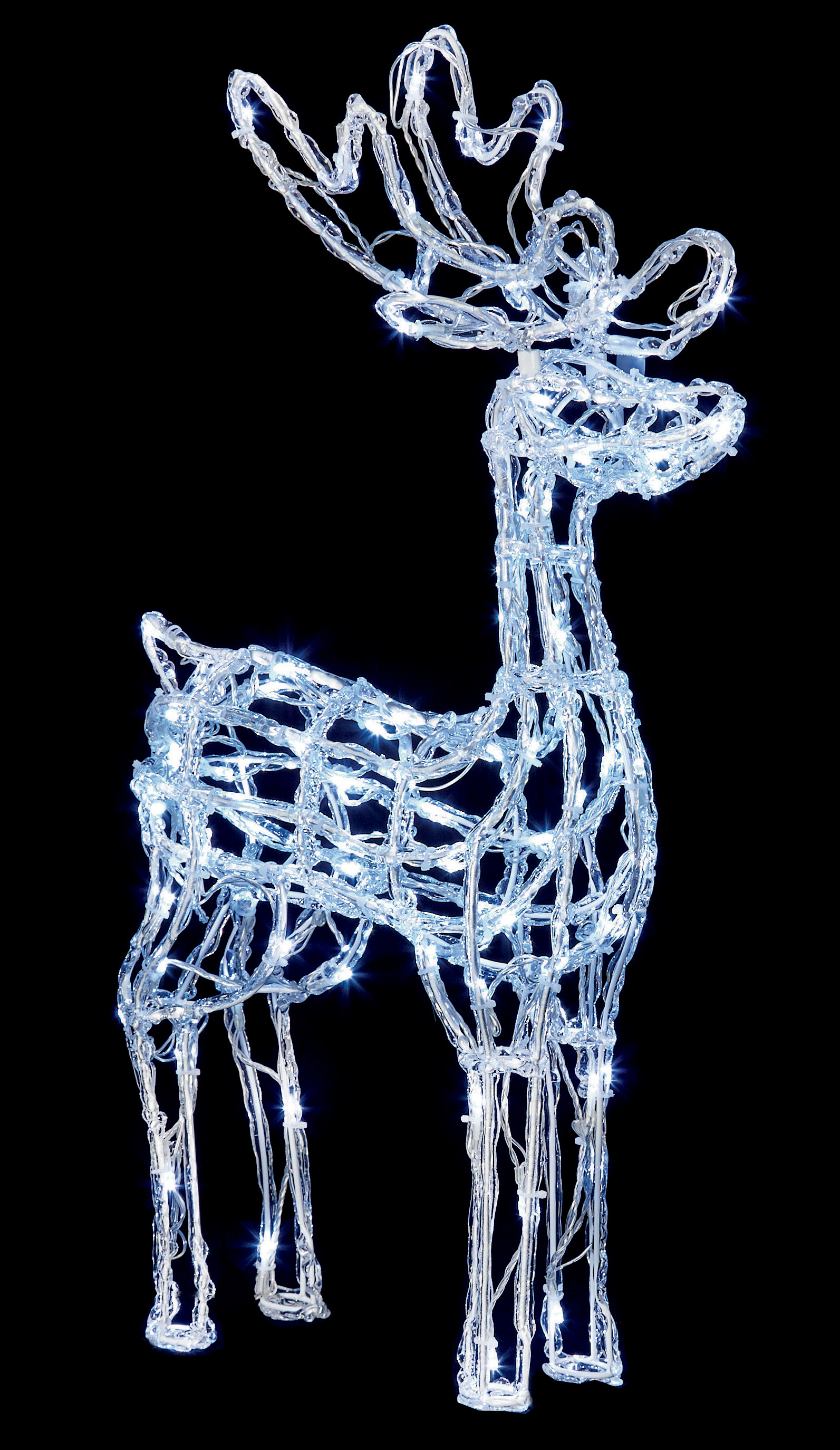 acrylic reindeer garden decoration 90 led lights outdoor acrylic reindeer garden decoration 90 led lights outdoor