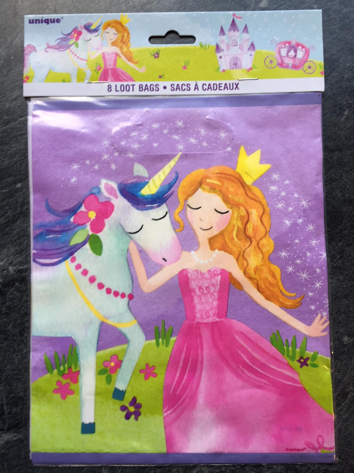 6 PARTY TÜTEN BAGS 23x16,5cm Disneys Princess /"Tanz/" Prinzessin Geschenktüte