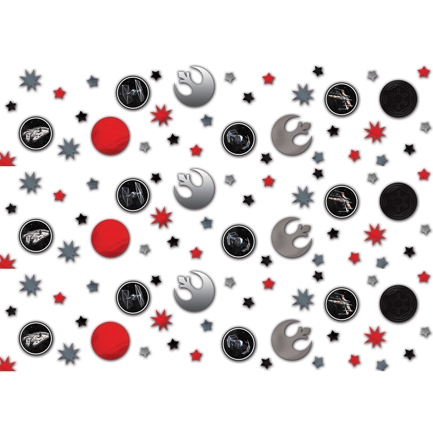 Large Triple Design Pack Star Wars Party Table Confetti Party Decorations