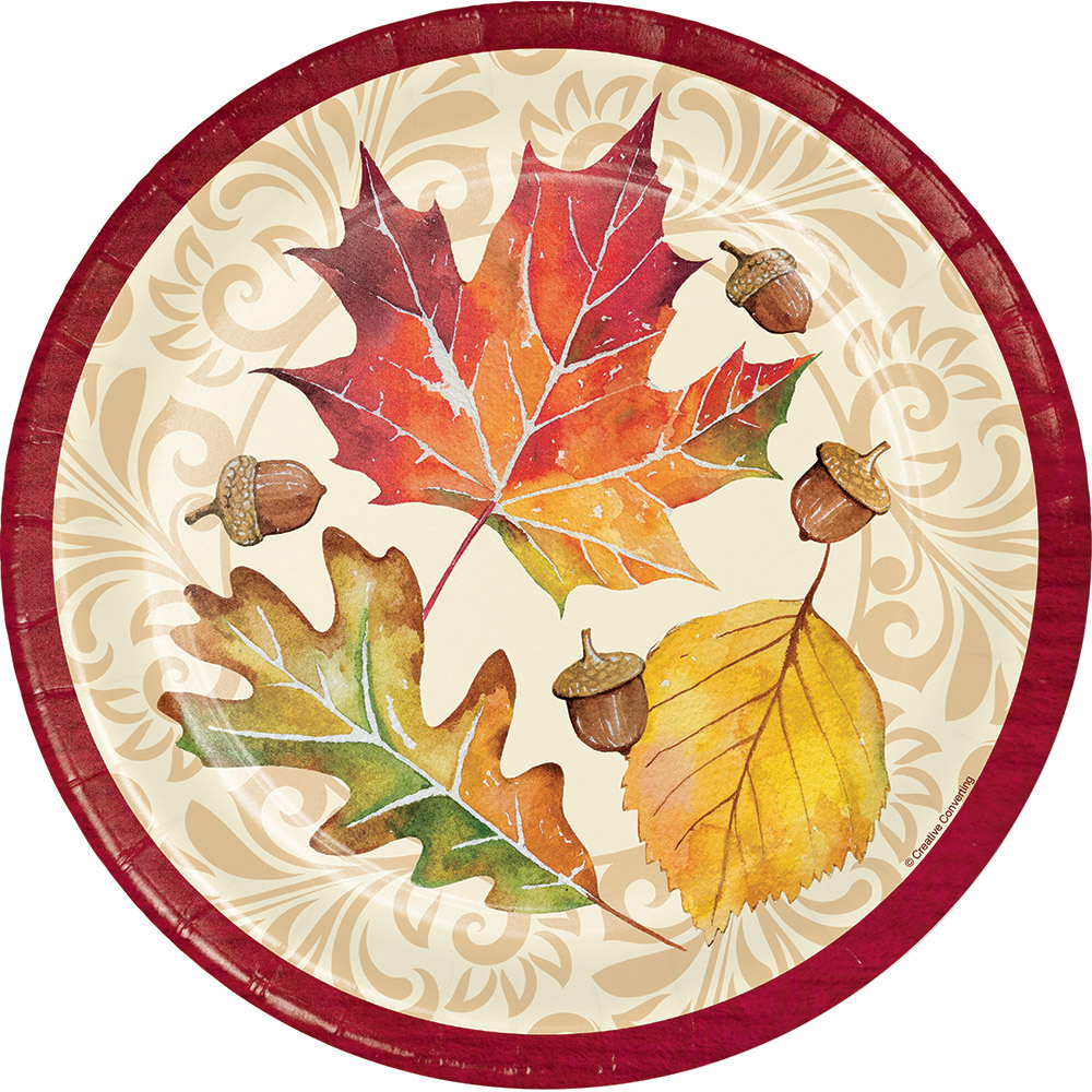 fallen leaf plates fallen leaf plates
