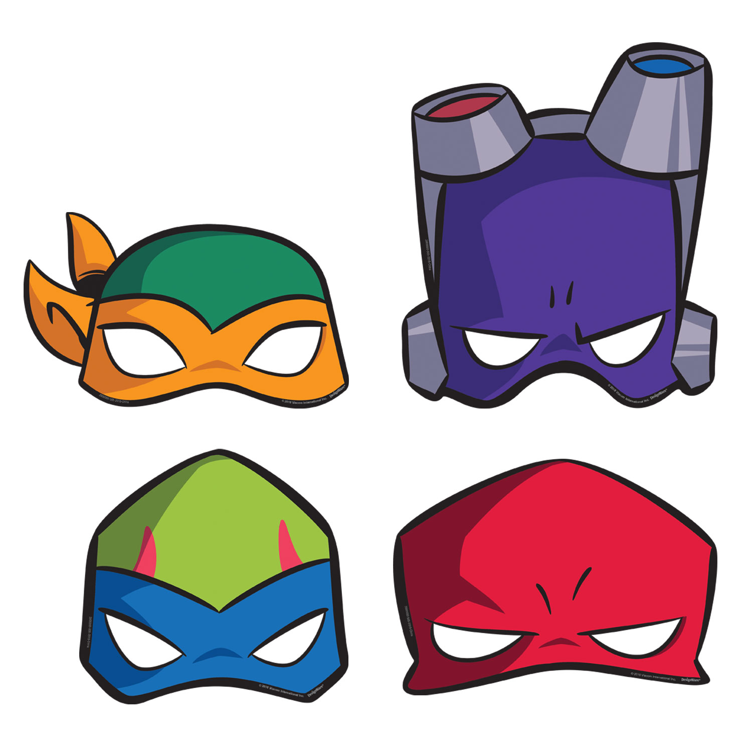 Toys Games Teenage Mutant Ninja Turtles Party Hats Masks Party