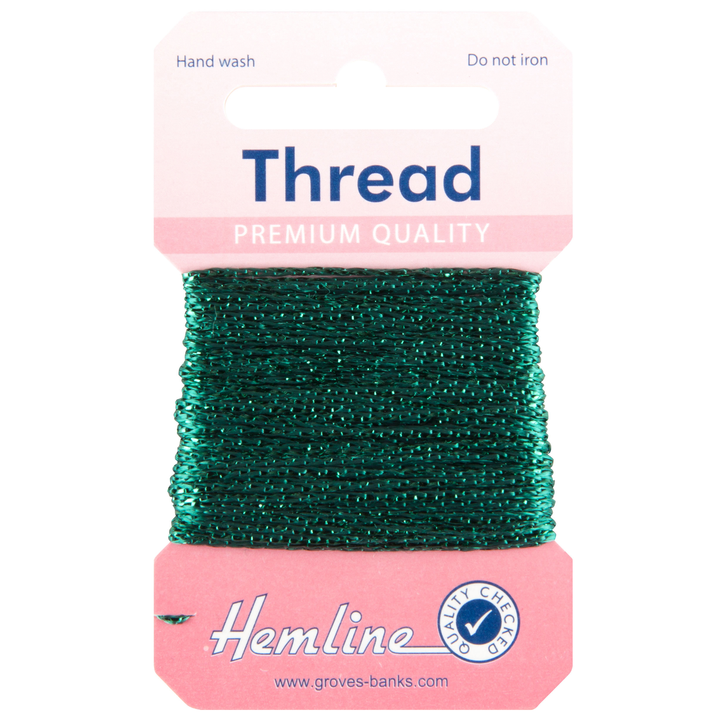 Hemline 10m Glitter Metallic Thread Premium Quality Craft Sewing All