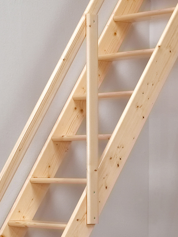 TB Davies Madrid Wooden Loft Stair & 1 x Handrail Kit - FSC Certified ...