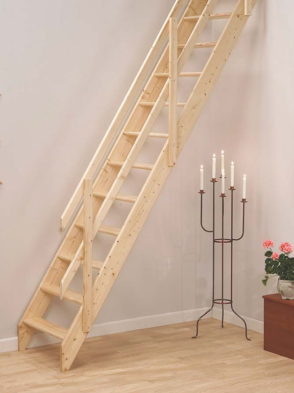 Lisbon Loft Stairs | Wooden Space Saving Staircase | FSC Certified ...