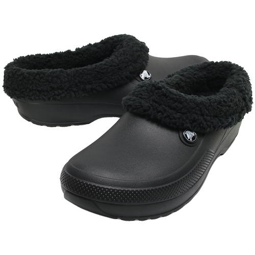 mens lined crocs size 14