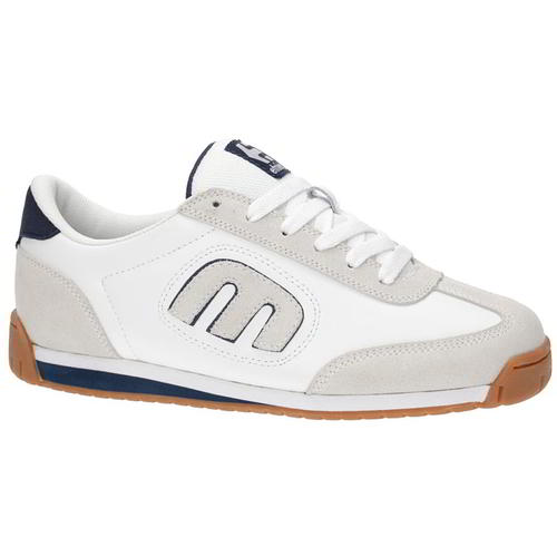 Etnies Lo Cut II LS Mens White Leather Skate Shoes
