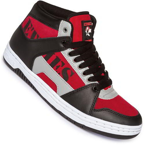Etnies MC Rap High Mens Hi Top Black Red Skate Shoes