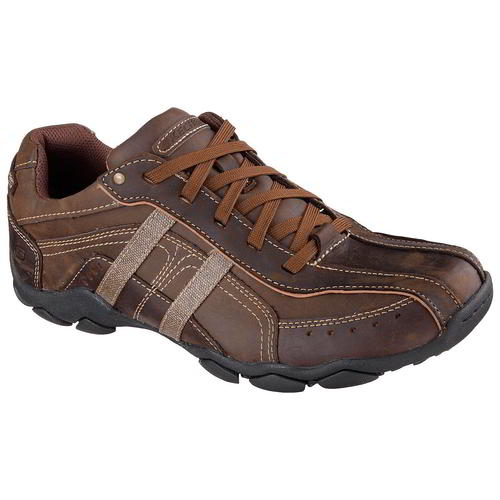 skechers men's hamal shoes brown
