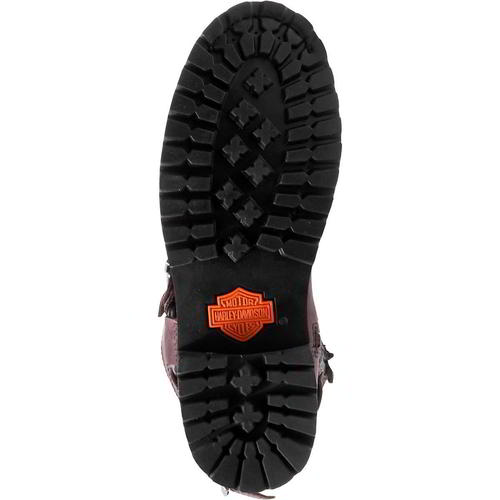 Harley Davidson Lomita Womens Ladies Wide Fit Brown Tall Biker Motorcycle Boots | eBay