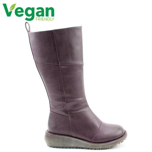 vegan wedge boots
