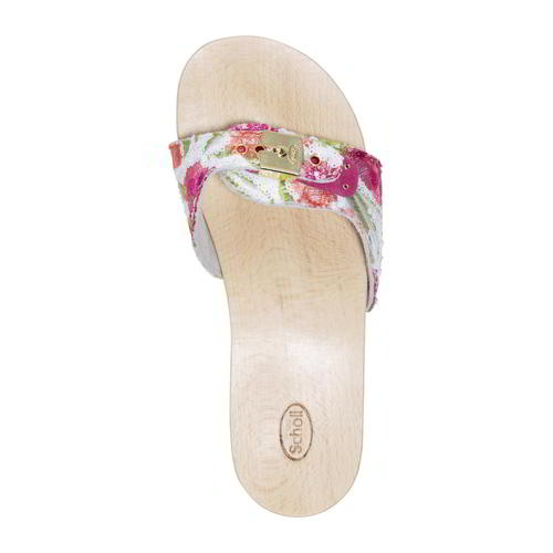 scholl pescura heel wooden sandal
