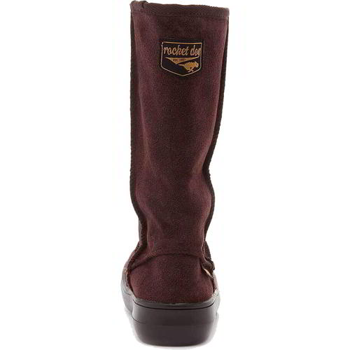 Rocket Dog Womenâ s Sugar Daddy Fleece BOOTS Chocolate Size 4 for